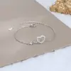 Pulseira Romântica Amor Infinito Estilo Chinês Nicho Pulseira Coração Digital Ciclo Número 8 Símbolo Infinito Pulseira para Mulheres