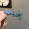 Accesorios para el Cabello Estilo Dongdaemun Coreano Clip para el Cabello Súper Brillante con Pedrería de Cristal Pinza de Pato Pinza Lateral Pinza Bb Pasador Adorno para el Cabello