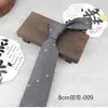 Gravata para Homens, Formal de Negócios com Listras e Bolinhas 8cm, Cor Vinho Café, Acessório para Camisa Social