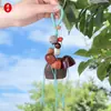 Estilo forestal hilo de color natural de cáscara de fruta estilo literario de viento claro adorno colgante producto terminado DIY llavero amuleto para bolsa paquete de materiales accesorios