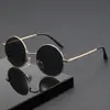 Armação Redonda Pequena Estreita Óculos de Sol Redondos Modernos Óculos de Sol Espelhados Retro Príncipe Óculos Anti-UV Fabricante Óculos Atacado