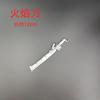 Peace Elite Cuchillo de Llama de Metal 22cm Modelo de Arma Accesorios Cuchillo Mariposa Cold Front sin Filo