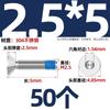 Aço inoxidável 304 cabeça escareada sextavada dispensador copo chato parafusos anti-soltos revestidos com cola azul rosca M1.6-M16