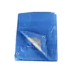 Lona de Polietileno Azul Plateado de Nuevo Material de 60g Toldo de Plástico Tela Tejida Rasqueta de Cuchillo Lona Tela de Tienda
