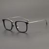 Aumentar el Mismo Estilo de Montura de Gafas de Placa de Titanio Puro Imperio Permanente, Montura de Gafas Cuadrada Simple de Negocios de Titanio Puro Ultraligero