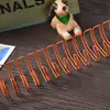 Calendário de Mesa e Calendário de Parede Personalizado pelo Fabricante Encadernação com Argola de Ferro Laranja Espiral Dupla Caderno Folha Solta Argola Yo Acessórios Metálicos