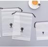 Bolsa de almacenamiento de viaje impermeable con diseño de oso de dibujos animados, con bolsillo, para guardar ropa, con cordón
