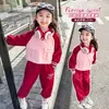 Conjunto Deportivo de Primavera y Otoño para Niñas 2026 Nuevo Moderno Pantalones Cargo Infantiles Conjunto Casual de Dos Piezas para Bebés Niñas
