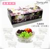 Tazón de Cristal Plato de Frutas Tres Patas Lujo Ligero Plato de Frutas 2026 Nuevo Modelo para Uso en Mesa de Centro de Sala de Estar