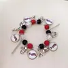 Suministro Exclusivo Transfronterizo de Pulseras de Cuentas Temáticas de los Yankees de la MLB y los Warriors para Aficionados de los Nationals, Pirates, Cardinals y Marlins