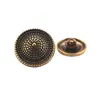 Sombrero de Paja Cosido a Mano Lana Metálica Abrigo Chaqueta Traje Botones Formales Botones Oro Accesorios de Ropa