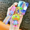 Llavero de monstruo con baño de color mágico creativo, accesorios para bolsos de dibujos animados, llavero de monstruo de un solo ojo, colgante pequeño de moda para coche