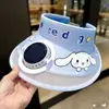 Carregamento Solar + Carregamento USB Uso Duplo Chapéu Ventilador de Orelha de Coelho Proteção Solar de Aba Larga para Uso Externo Ajustável