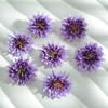 S 7,5cm Flores de Crisântemo Artificiais, Cabeças de Crisântemo de Agulha de Pinheiro, Flores Artificiais de Seda, Flores para Penteado DIY, Decoração de Casa DIY