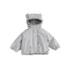 Ropa de Invierno de Algodón para Bebé Estilo Coreano Unisex Chaqueta Gruesa con Capucha de Forro Polar para Bebé Linda Chaqueta de Algodón Abrigo de Algodón Cálido para Bebé Ropa de Abrigo