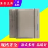 Banda Elástica Libro de Registro de Hojas Sueltas Clip Metálico Negro Transparente Libro en Inglés Cuadrado Cuaderno de Mano Cornell Página Separadora de Cuatro Colores