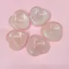 Cristal natural ágata 30 mm forma de corazón Piedra de masaje Piedra para olvidar el amor piedra para el pulgar adornos piedra para yoga al por mayor