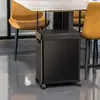 Bote de Basura con Sensor de 72L para Cocina, Separación de Residuos Secos y Húmedos, Acero Inoxidable, para el Hogar, con Tapa, Doble Capa, Gran Capacidad