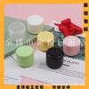 50g Tarro de Crema Negra Botella de Cera para el Cabello Set de Viaje Botella Recargable de Crema Facial Tarro de Crema 50g Botella de Crema Facial