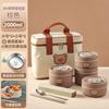 Fiambrera de Acero Inoxidable 304 de los Cubs Apta para Microondas Redonda Fiambrera Infantil Grado Alimenticio Juego de Fiambrera Bento Regalo Venta al por Mayor