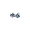 Plata de Ley S925 Estilo Vintage Desgastado Unisex Mismo Estilo Gd Personalizado Plata Tailandesa Pequeña Margarita Tornillo Pendientes Clavos para Hélice Oído Venta al por Mayor
