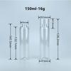 Botellas de Perfume pet150ml Cuerpo Transparente de Carpa Botella Pulverizadora de Fragancia Botella de Plástico para Tónico Suministro Directo de Fábrica