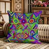Nueva Funda de Cojín para Sofá y Funda de Almohada Estilo Étnico Bohemio al por Mayor para Ambiente de Casa de Huéspedes, de Nueve Puntos, para Ocio en Casa