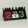 Placar de Sinuca com Caixa Plástica Espessa, Dispositivo de Pontuação, Placar Flip de Tênis de Mesa, Dispositivo Multifuncional de Pontuação para Competição