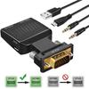 Adaptador HDMI HD HDMI a DVI VGA macho a macho hembra a hembra cable extensión cabezal