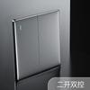 Tep Tipo 86 Eléctrico Internacional Interruptor de Panel Grande Sin Marco Ultra-Delgado Enchufe de 16A Panel de Enchufe Oblicuo de Cinco Agujeros One Open Asiento de 5 Agujeros