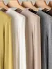Suéter redondo de lana mercerizada suave y fino para mujer de otoño e invierno