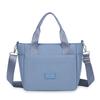 Nova bolsa transversal casual feminina cor sólida versátil à prova d'água tecido de nylon bolsa mensageiro bolsa de mão de grande capacidade bolsa de ombro feminina