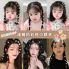 Pinza para el cabello para niños, pinza de agarre, bebé, linda flor, pinza pequeña, niña, flor para la cabeza que combina con todo, tocado para niña, accesorios para el cabello de bebé