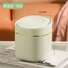 Mini papelera de escritorio para casa linda mesa mesa de café mesita de noche dormitorio con tapa escritorio de oficina papelera
