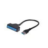 Cable Adaptador Sata a Usb3.0 Easy Drive para Disco Duro Mecánico de 2.5 pulgadas y 3.5 pulgadas Conector de Conversión para Unidad Óptica Fuente de Alimentación