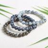 Jingde Joyería Pulsera de Piedra Flash Pulsera Simple de un Solo Círculo para Hombres y Mujeres Puesto de Pequeñas Mercancías de Yiwu en stock Venta al por Mayor