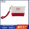 Bolsa de Mão Casual e Espaçosa, Mini Bolsa de Mão em Cor Contrastante, Bolsa de Lona Clutch com Logo, Personalização de Logo