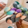 Hilo de Lana de Mohair Teñido a Mano con Patrón de Gradiente Multicolor para Chalecos y Abrigos Tejidos a Mano Hilo de Lana Fina
