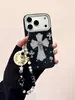 Capa de Celular Coreana com Glitter Cruzado Adequada para Apple 17Promax iPhone16 Bolsa 13 Rígida 14 Novo Estilo 15