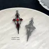 Estilo Punk Oscuro Estilo Gótico Colgante de Aleación con Zirconia Araña Luna Corazón Cruz Accesorios para Collar DIY