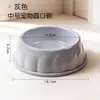 Tazón de Plástico para Mascotas Color Caramelo Diámetro Grande Tazón para Perros Redondo Tazón Grande para Comida de Perro Tazón para Gatos y Perros Suministros para Mascotas Tazón de Agua