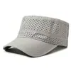 Sombrero de Verano para Hombre de Secado Rápido con Copa Plana, Sombrero de Sol para Exteriores con Protección Solar, Gorra de Béisbol Perforada Simple y Transpirable para Mujer