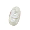 Peça de Mão de Jade Afegão com Flores Amarelas Flutuantes, Estrela da Longevidade, Buda Guanyin, Jade de Dragão, Peça de Mão de Formato Aleatório, Presente de Jade à Venda