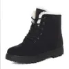 Botas de Neve Femininas, Botas Martin de Cano Baixo, Botas Curtas de Inverno Acolchoadas com Algodão, Sapatos de Algodão Femininos, Tamanho Grande, Transfronteiriço, Confortáveis e Versáteis