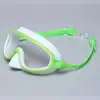 Gafas de Natación para Adultos Transfronterizas, Máscara de Snorkel, Gafas de Natación Impermeables y Antivaho, Equipo Profesional de Buceo de Marco Grande de Alta Definición para Buceo Libre