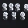 Accesorios para joyería de oído transparentes y ecológicos para hacer tú mismo, tapones para orejas, pendientes de botón, tapones de silicona para los oídos, tapones de plástico, fabricantes, venta al por mayor