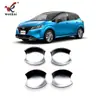 Adecuado para Nissan 21 Note E13 Modificado Especial Tazón Exterior de Puerta Cromado Protección Anti-Rayaduras Marco Decorativo