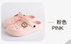 Sapatos de parentalidade de EVA plástico para homens e mulheres, bico plano, respiráveis, cor sólida, sapatos de praia, uso doméstico, sandálias de viagem
