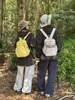 Mochila de Montanhismo Esportiva Leve Estilo Ins para Exterior, Mochila Leve Casual da Moda com Cor Contrastante para Viagem e Trajeto