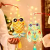 Linterna Nueva del Festival del Medio Otoño 2026: Linterna Infantil Brillante con Forma de Conejo, Kit de Manualidades DIY, Linterna de Mano Estilo Chino Tradicional